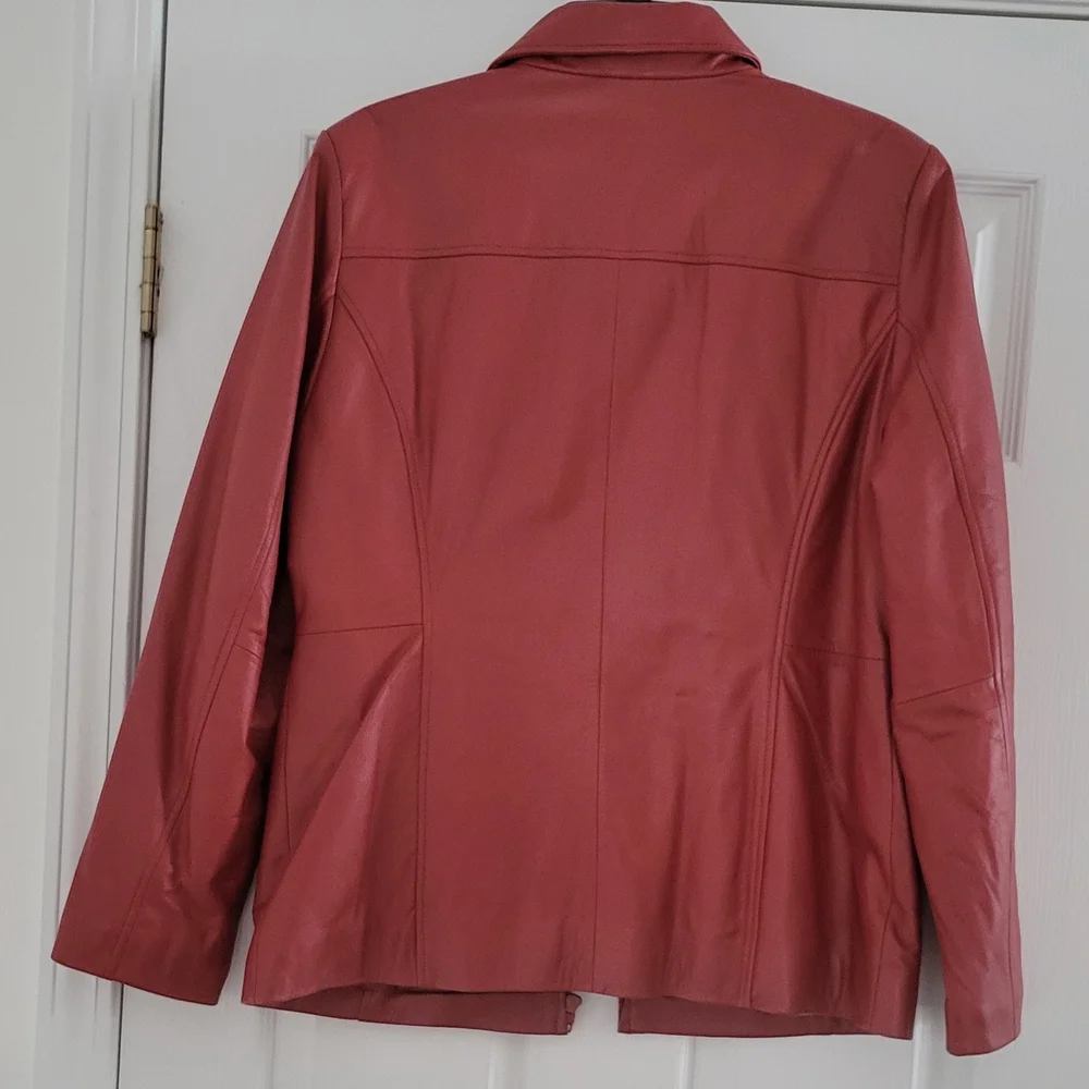 Leather Jacket w/quilted lining-NWOT - Picture 2 of 5
